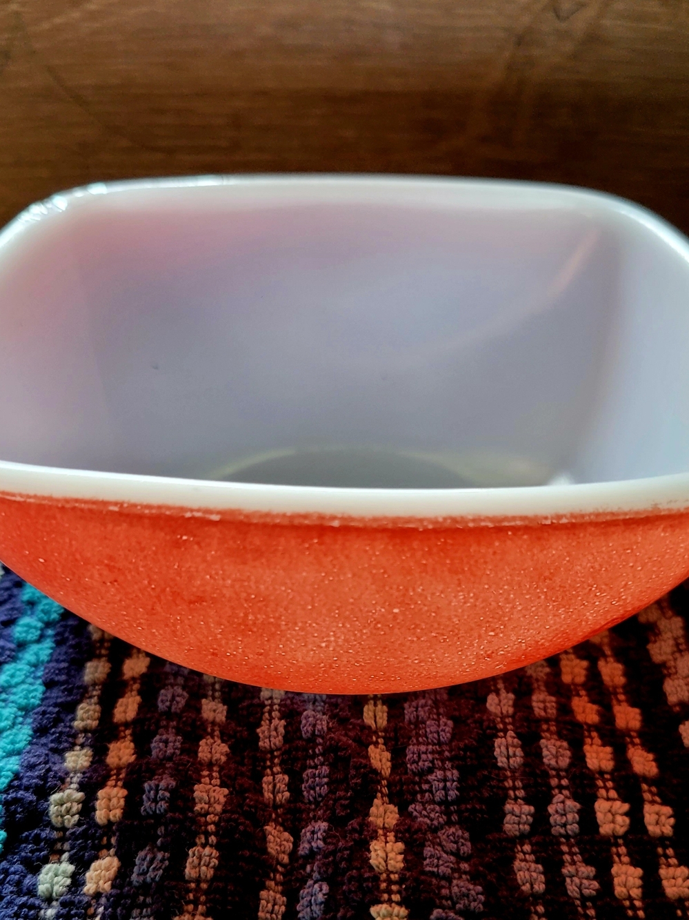 Vintage Pyrex Red Bowl -